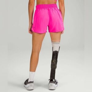 Lululemon Hotty Hot HR short 4” size 20 in Pow Pink